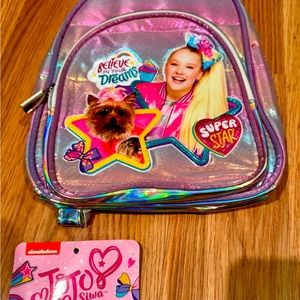 Jojo Siwa Girls Mini Silver Backpack